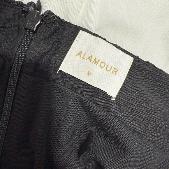 Alamour‎ The Label Nirvana Lace Set Black Size M NWT Bustier + Skirt - Picture 9 of 11